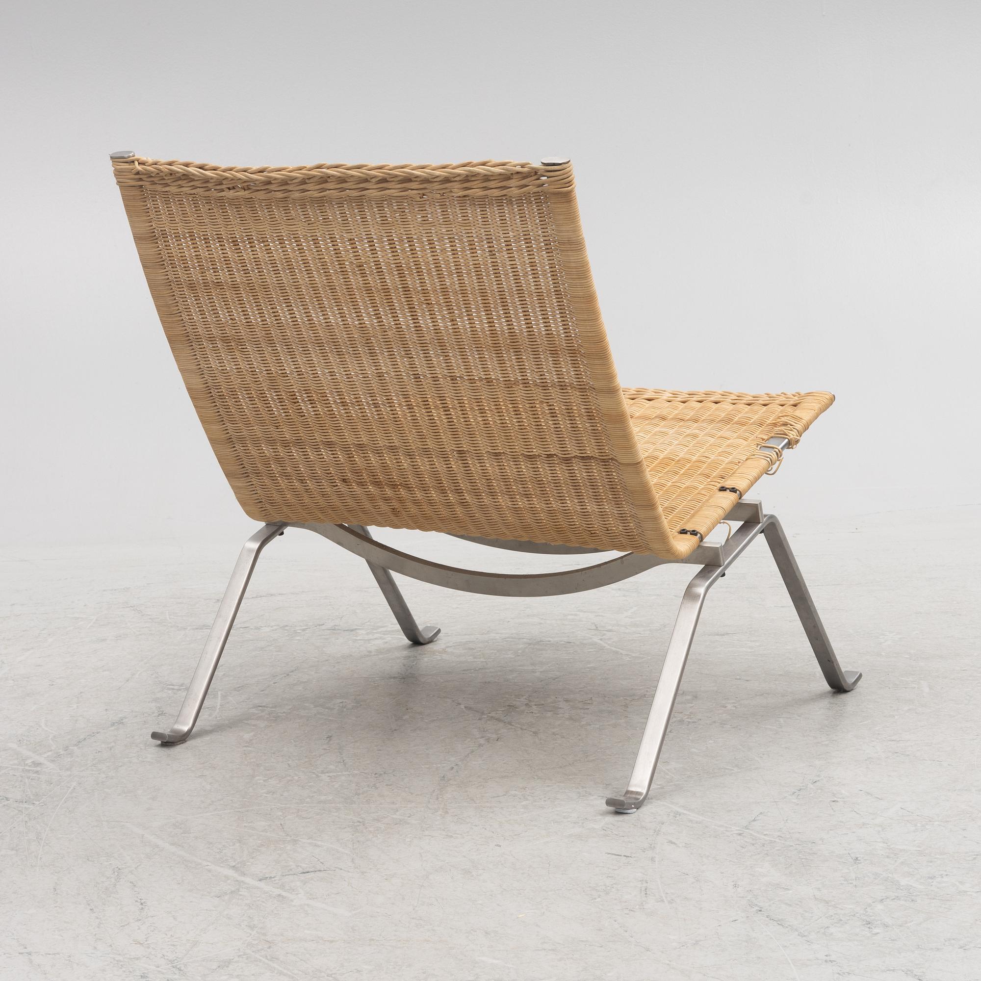 Poul Kjaerholm, armchair, PK-22, Fritz Hansen Denmark.