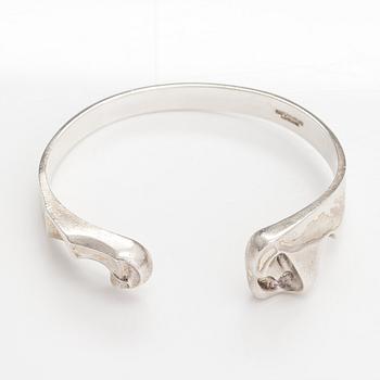 Björn Weckström, A sterling silver bracleet "Apollo". Lapponia 1982.