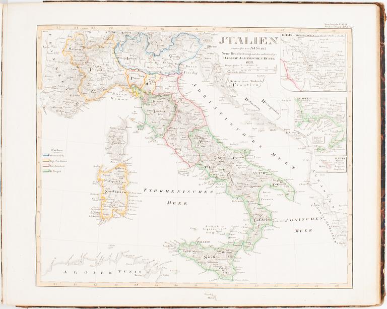Stielers Hand-Atlas 1834 & Bidrag till Nordens äldsta kartografi.
