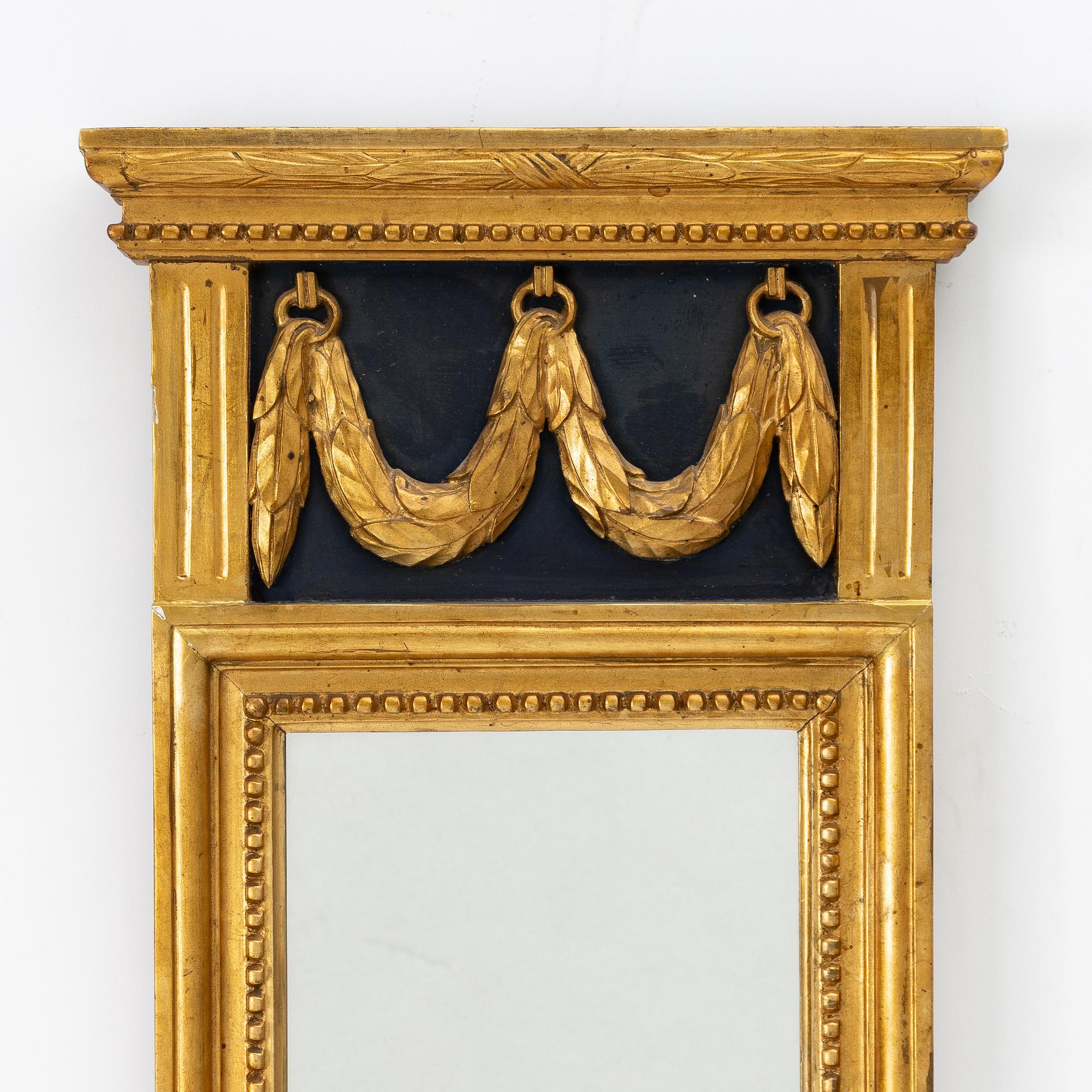 Spegel, sengustaviansk, tidigt 1800-tal.