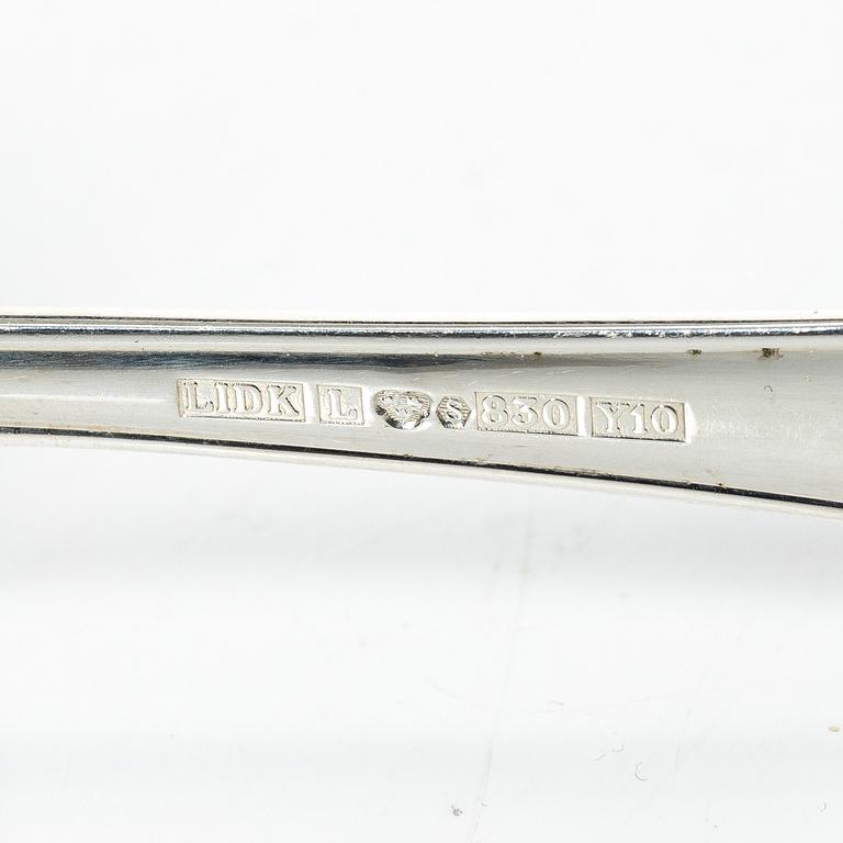 A Swedish silver cutlery set with case, model "Svensk", Lidköpings Matsilver Ab, Lidköping 1997 (60 pieces).