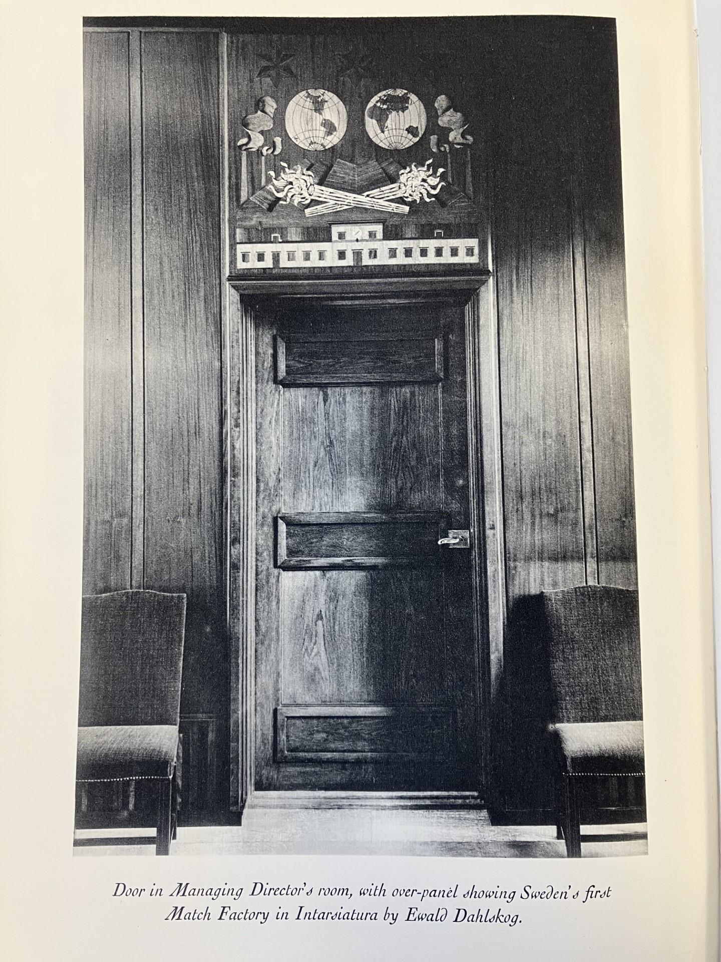 Ivar Tengbom, & Robert Hult, handtrycken, 3 st., Swedish Grace, proveniens, Tändstickspalatset, sannolikt Nordiska Kompaniet ca 1928.