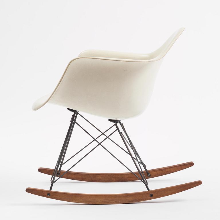 Charles & Ray Eames, a "RAR" rocking chair, Herman Miller, USA, 1964-78.