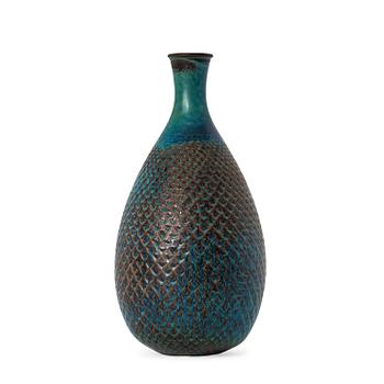 Stig Lindberg, a stoneware vase, Gustavsberg studio 1958-59.