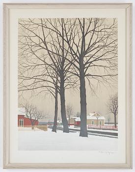 Reinhold Ljunggren · REINHOLD LJUNGGREN, färglitografi, signerad och daterad 1988. Numrerad 100/260.