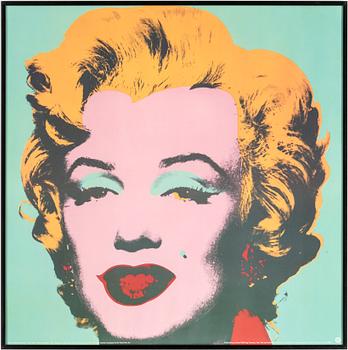 Andy Warhol · ANDY WARHOL, efter, screentryck / utställningsaffisch, "Marilyn Monroe". Utgiven av Andy Warhol Foundation, 1993.