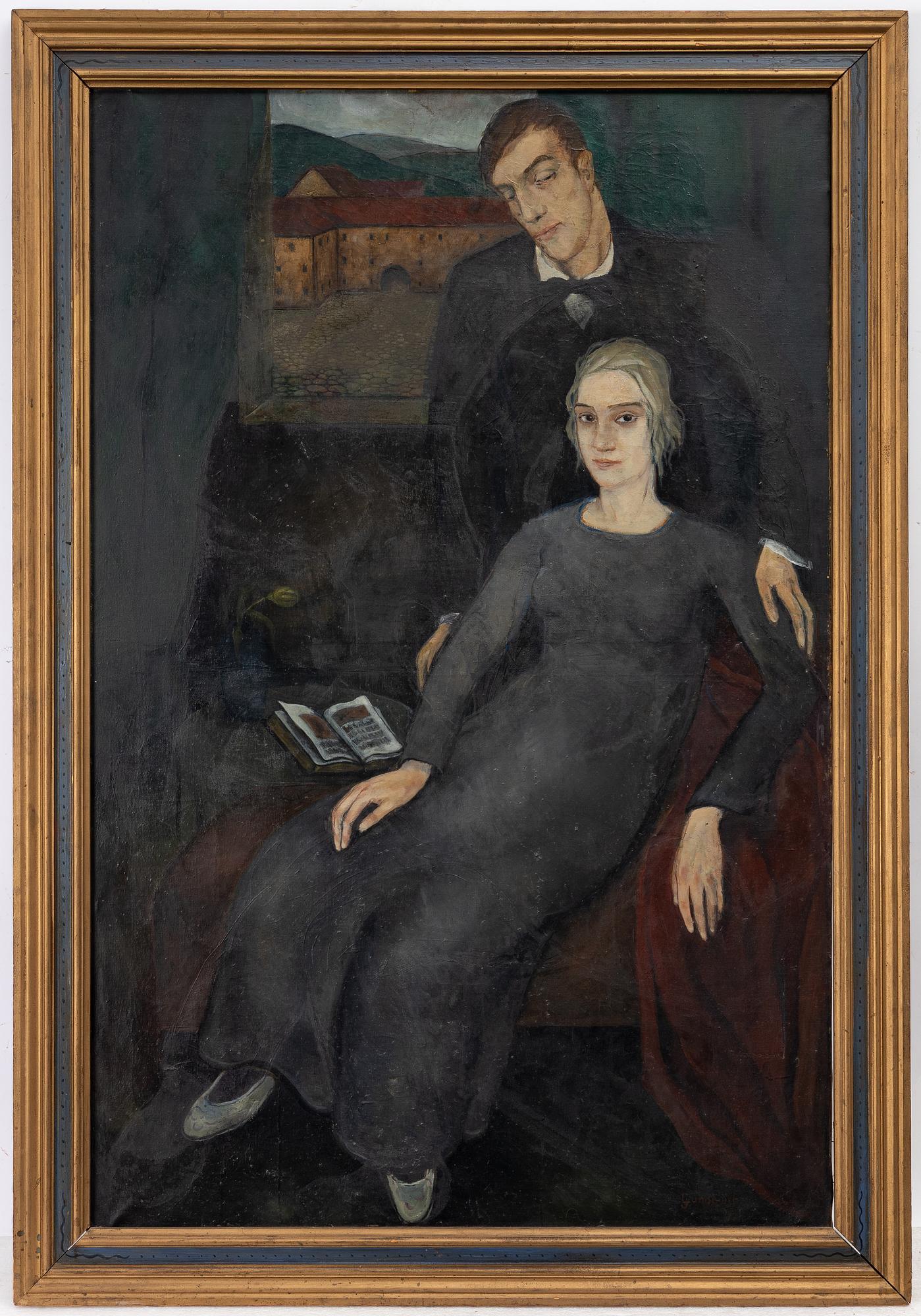Birger Ljungquist, Portrait of a Woman and a Man.