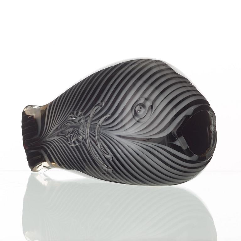 Tyra Lundgren, a glass sculpture of a 'Fenicio' fish, Venini, Murano, Italy ca 1938.