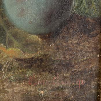 OLIVER CLARE, oil on canvas, signed and dated 90.