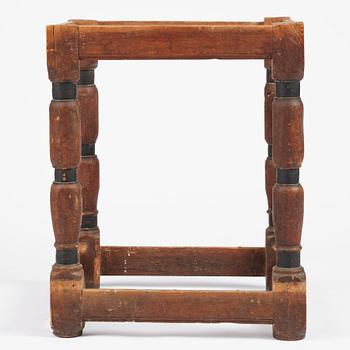 A Swedish baroque table base, circa 1700.