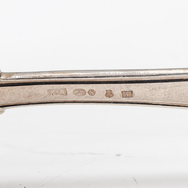 A 71-piece silver flat ware set, K.andersson, Sweden, Stockholm, 1916-17.