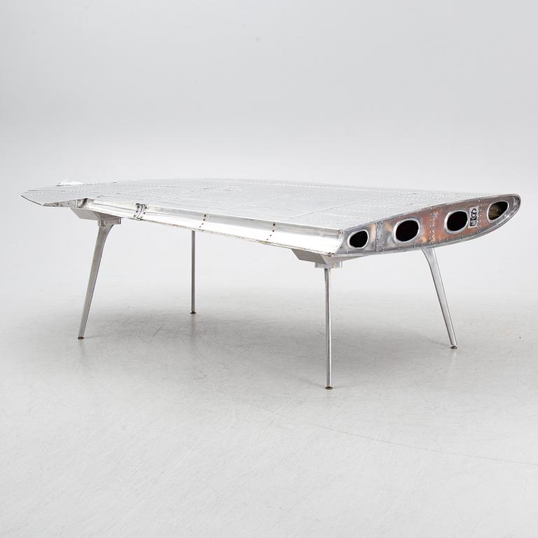 A desk, aeroplane wing from DAKOTA/DC3/C-43. MFG.DATE 1943-1944.