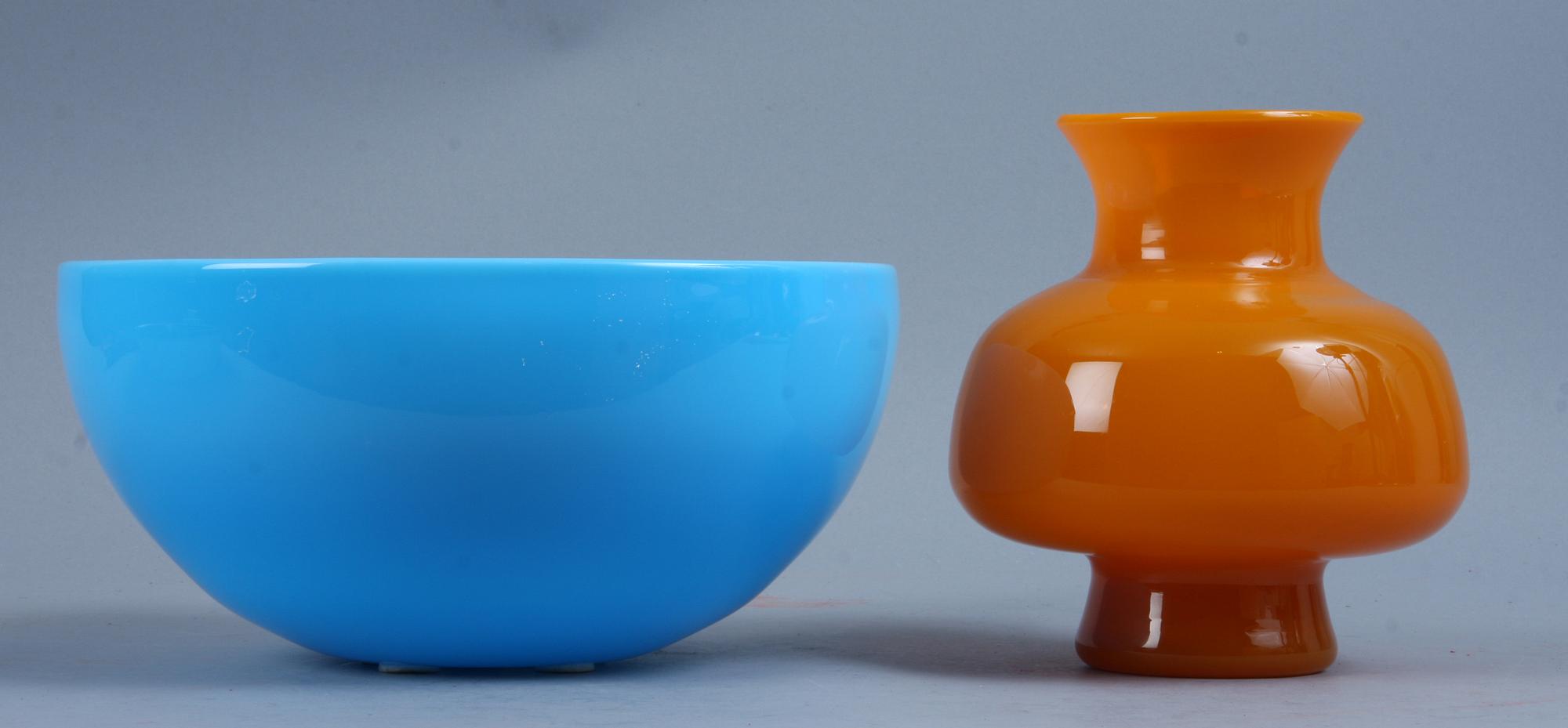 VAS, glas, Erik Höglund samt SKÅL, glas 1900-tal.