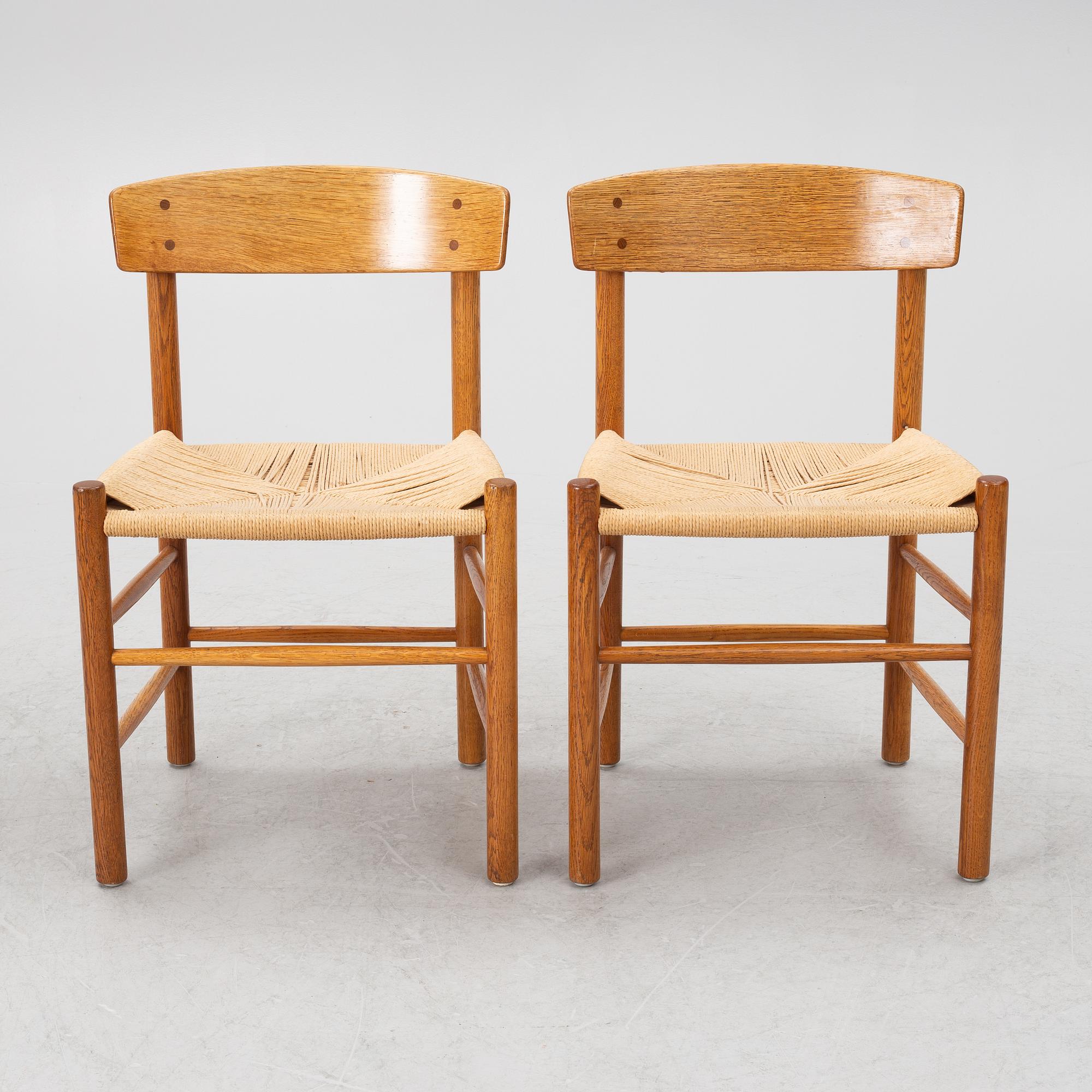 Børge Mogensen, stolar, ett par, "Öresund".