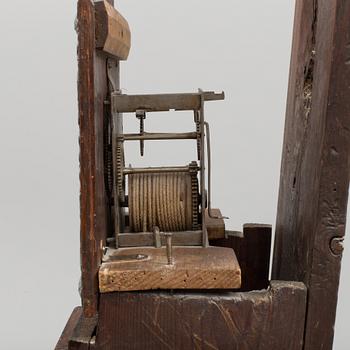A 19th century grandfather clock.