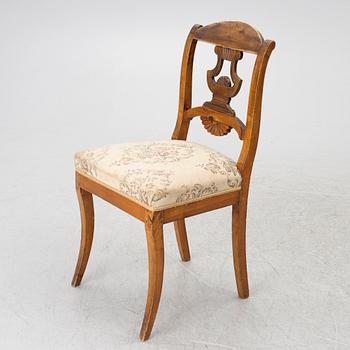 Stolar, 6 st, Karl Johan, 1800-talets mitt.