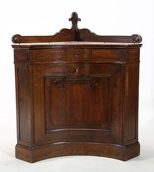 HÖRNSKÅP, nyrenässans, 1800-talets slut.