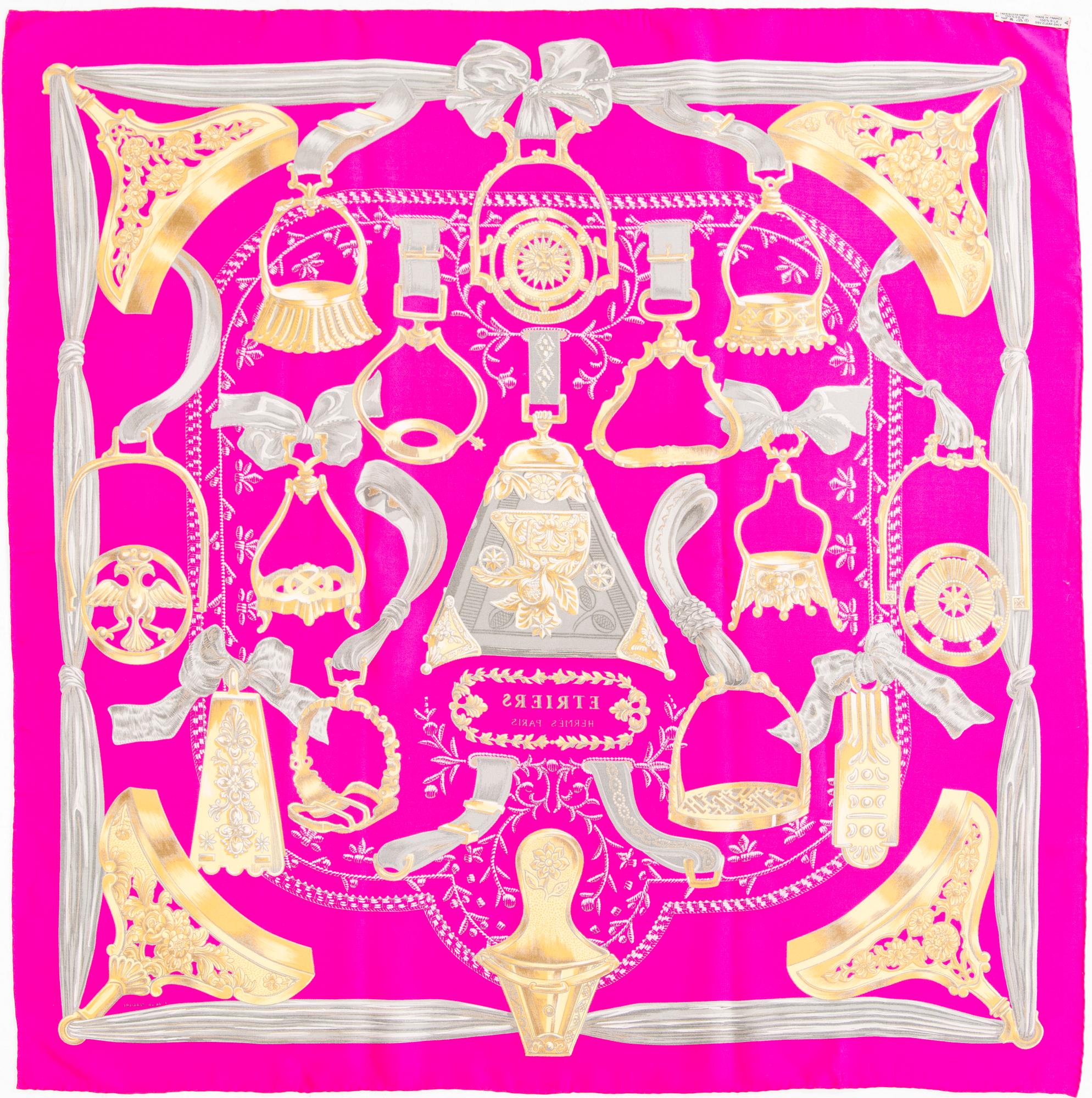 Hermès, scarf, "Etriers".