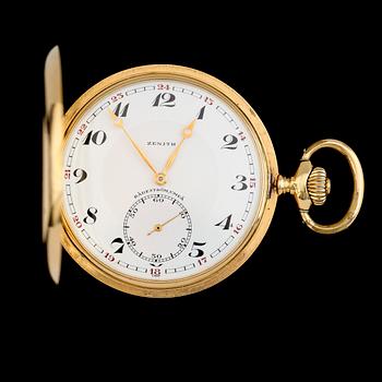 FICKUR, 18K guld, savonett, Zenith, 1900-talets första hälft.