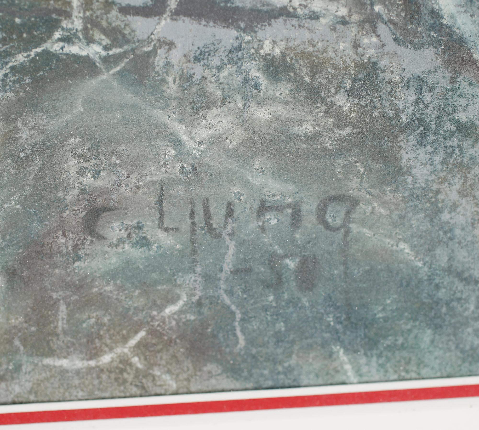 CARL ERIK LJUNGSTRÖM, pastell, signerad C Ljung och daterad -50.