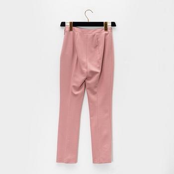Prada, a pair of pink wool pants, size 36.