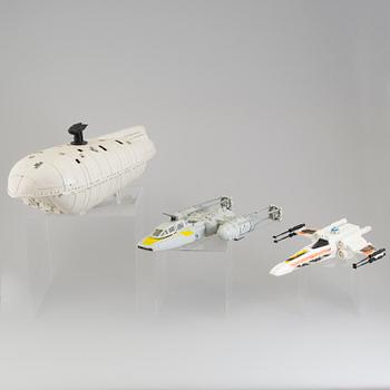 STAR WARS, fordon 10 st, Kenner och Palitoy, 1970-/90-tal.