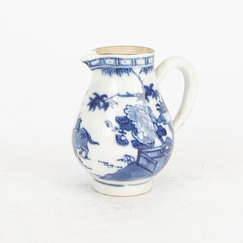 A Chinese blue and white miniature creamer 19th century.