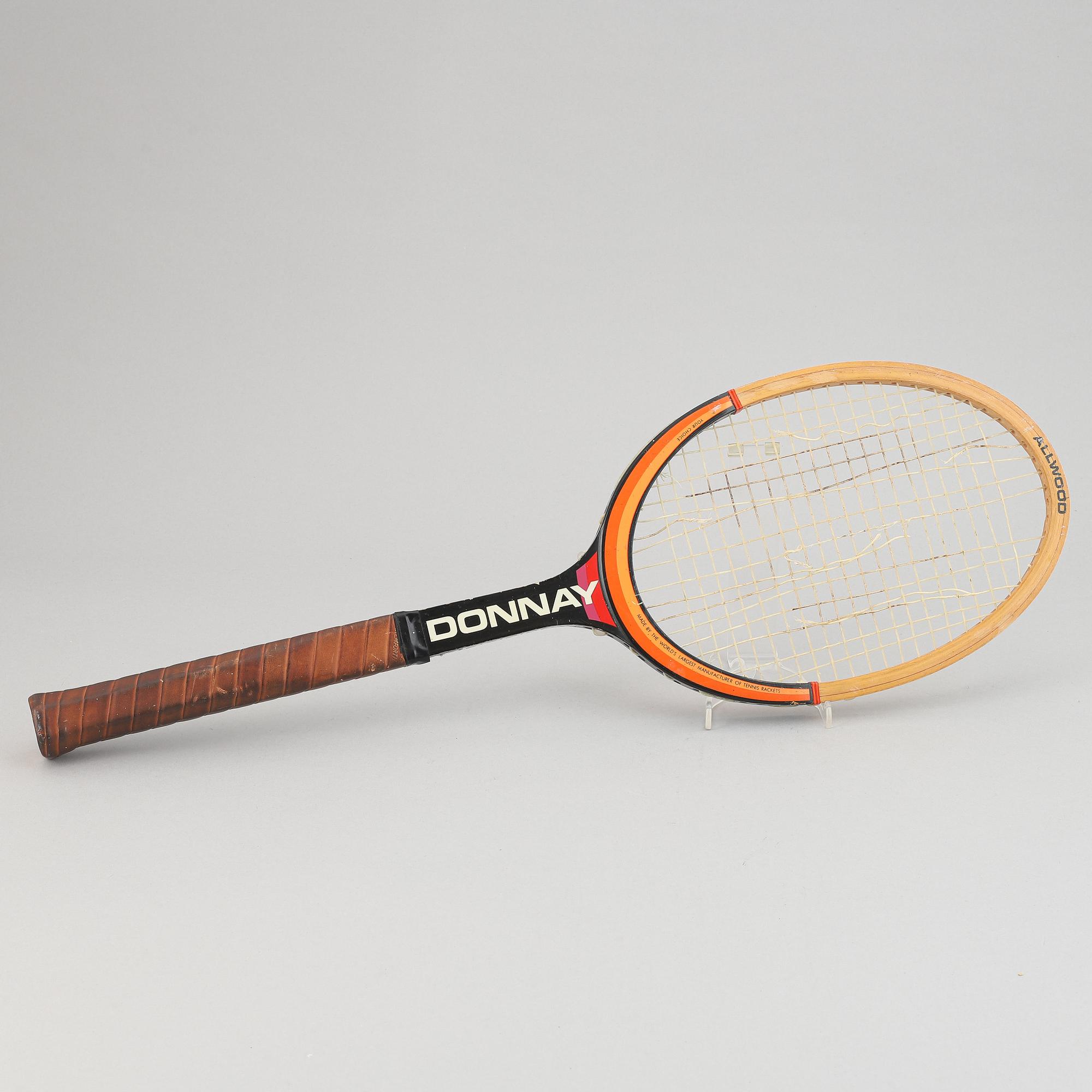 Björn Borg's tennis racket from Donnay Allwood. - Bukowskis