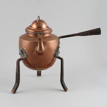 KAFFEKITTEL, koppar, 1800-tal.