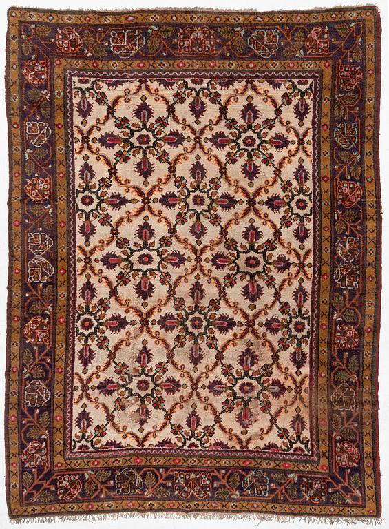 A Masulipatnam carpet, north India, c. 402 x 333 cm.