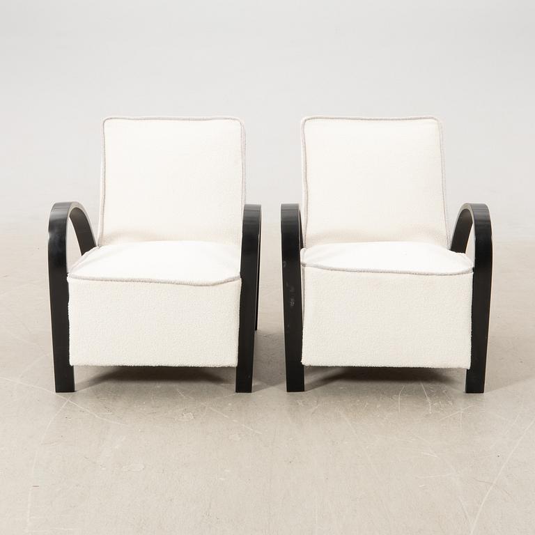 Armchairs, a pair from the first half of the 20th century.