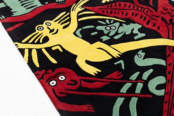 Carl Johan De Geer, a carpet, "Monster Subtil", hand tufted, c 297 x 199 cm, signed and numbered 1/25.