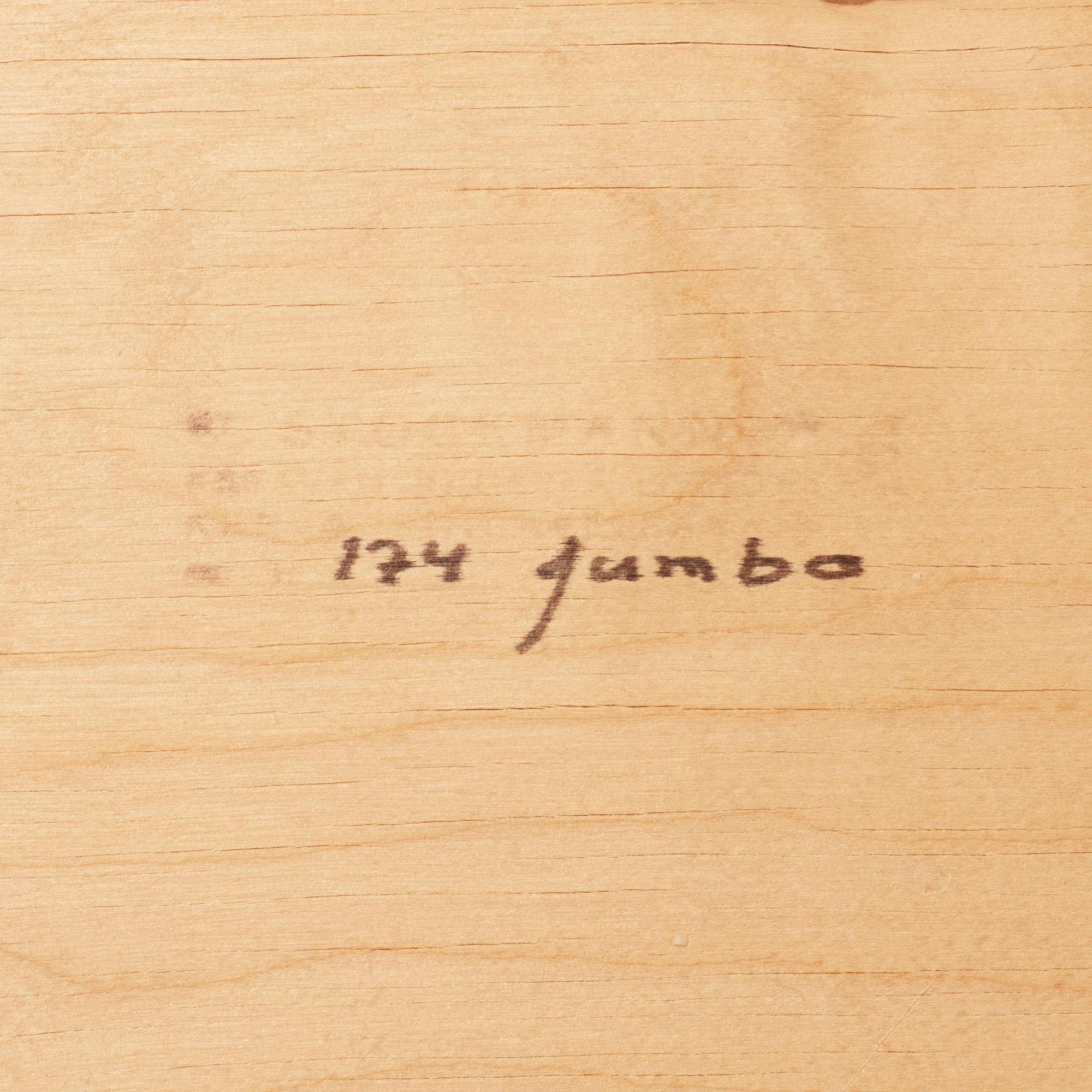 Olof Ottelin, fåtöljer ett par, "Jumbo", modell "174", Kervo Snickerifabrik för Stockmann, Finland, 1960-tal.