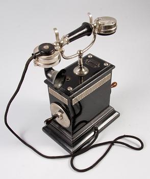 TELEFON, kungliga telegrafverkets- verkstad Stockholm.