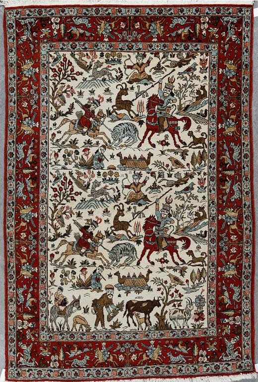 MATTA, old Ghom. Ca 212 x 140 cm.