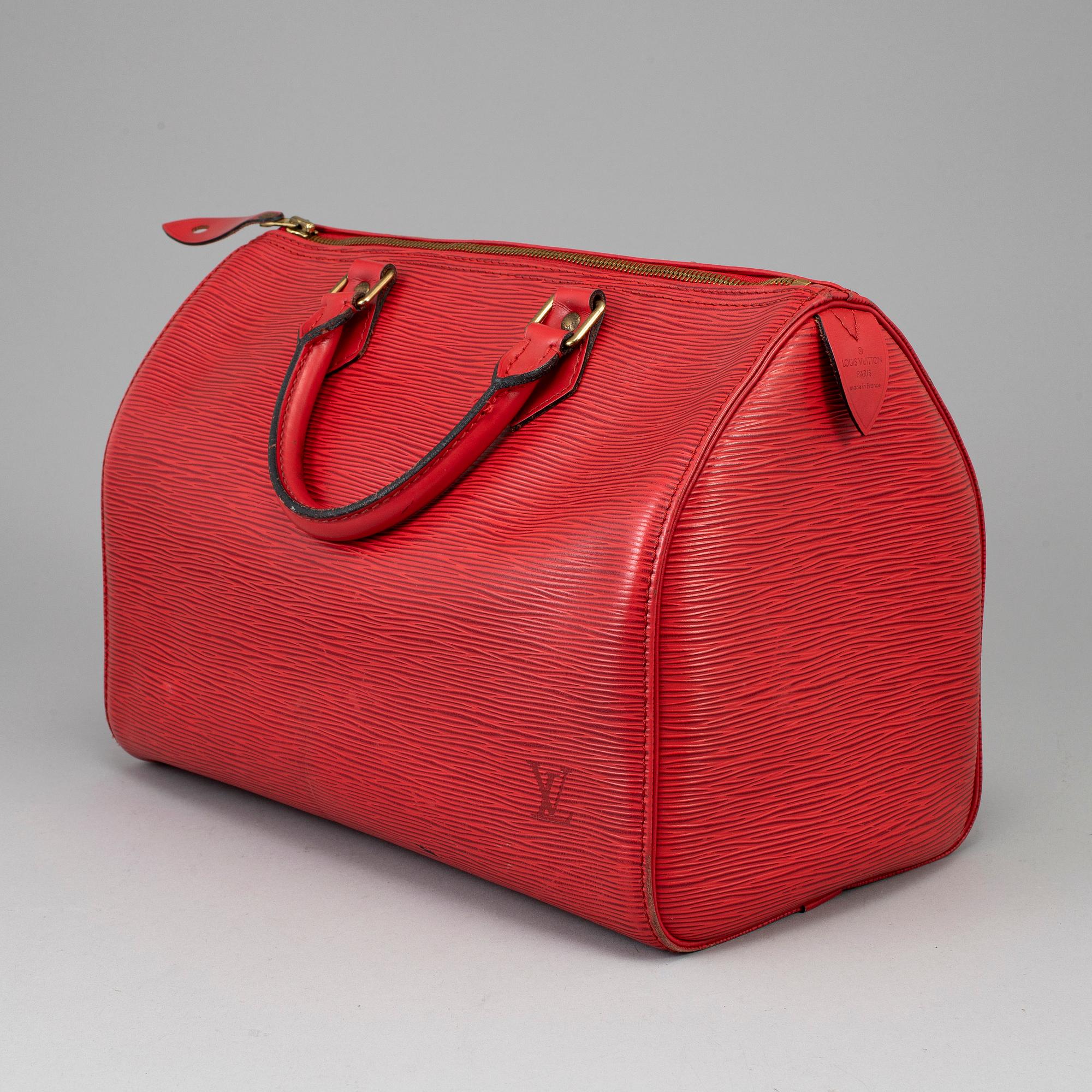 LOUIS VUITTON, 'Speedy Epi 30'.