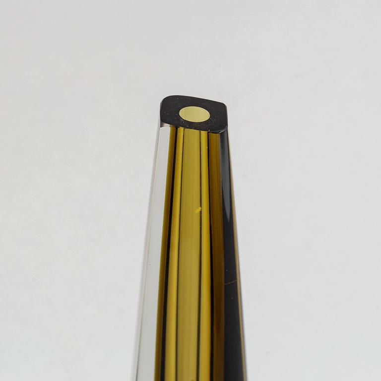 Kaj Franck, glass sculpture, Nuutajärvi/Notsjö, signed and dated - 62.