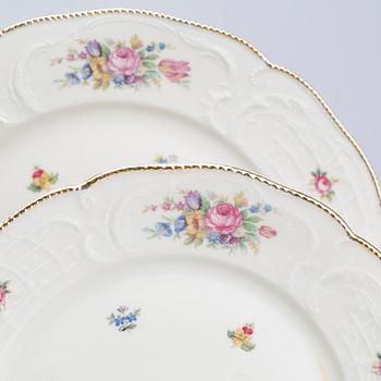 MATSERVIS, 69 delar, porslin, "Sanssouci", Rosenthal.