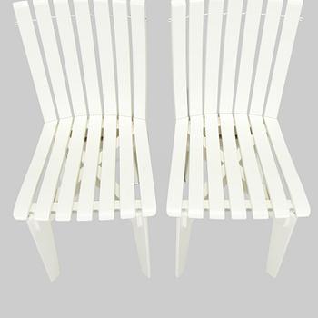 Alvar & Aino Aalto, trädgårdsmöblemang, 5 delar, "Aurinko"-serien, Artek 2000-tal.