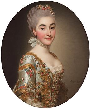 Alexander Roslin, "Antoinette Agathe Montaudoüin de Launay" (född Pascaud).
