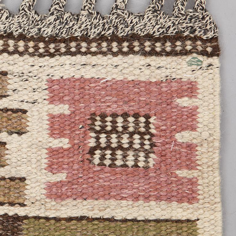 Märta Måås-Fjetterström, A CARPET, "Nyponblomman", flat weave, ca 207 x 141-142 cm, signed AB MMF.