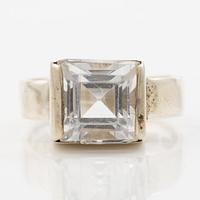 Wiwen Nilsson, ring silver with rock crystal.