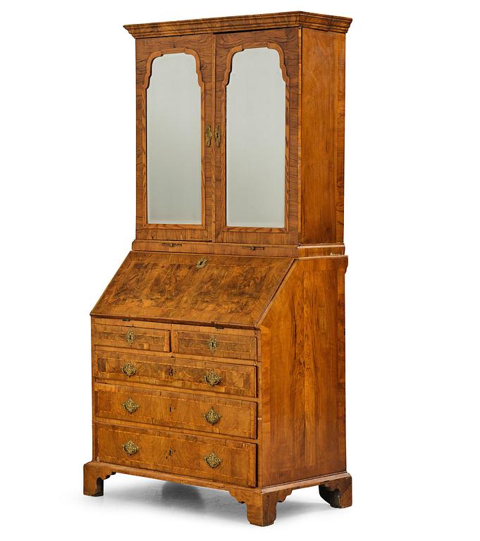 Skrivskåp, Stockholmsarbete, 1700-talets mitt, Senbarock.
