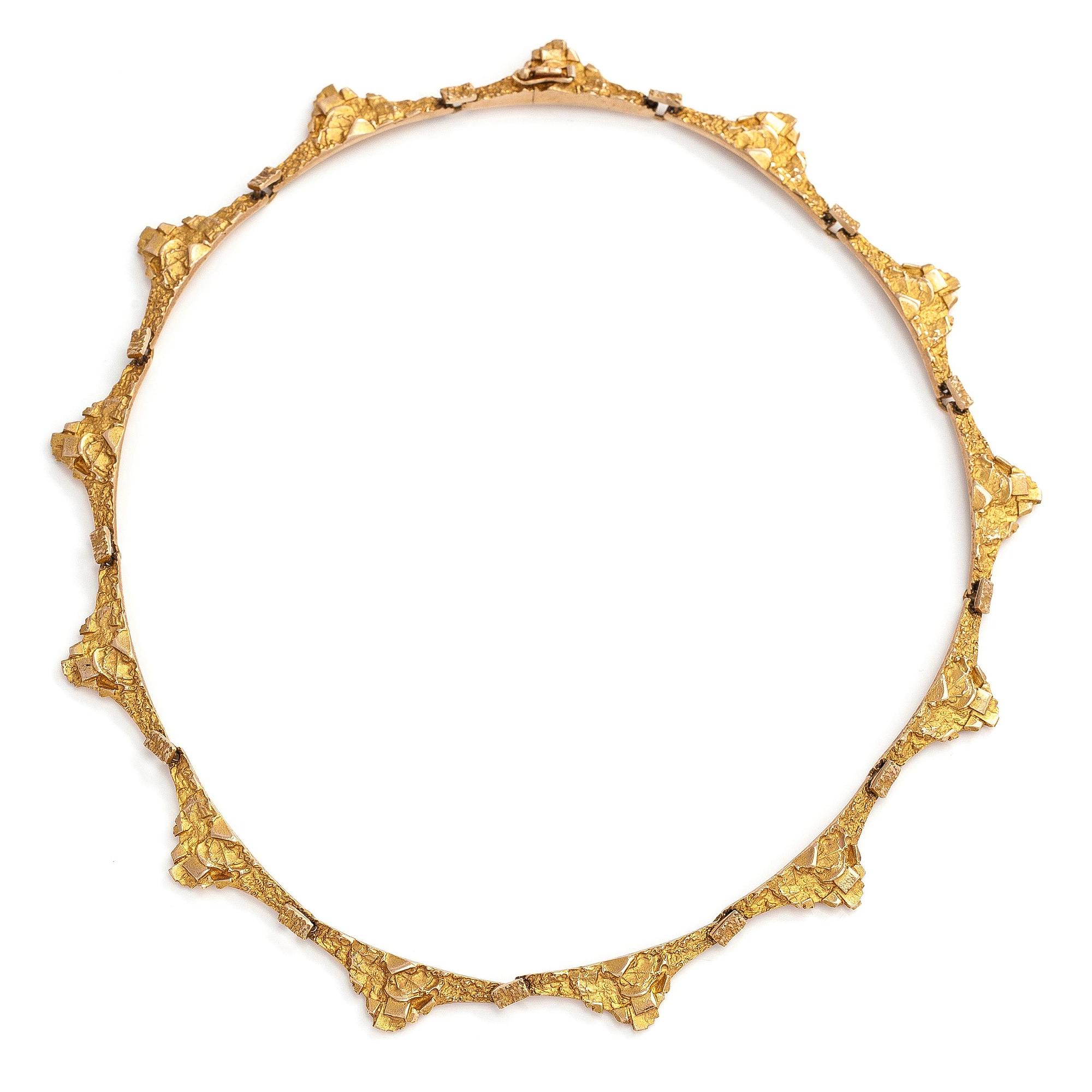 Björn Weckström, kaulakoru, Kaarisilta, 14K kultaa.