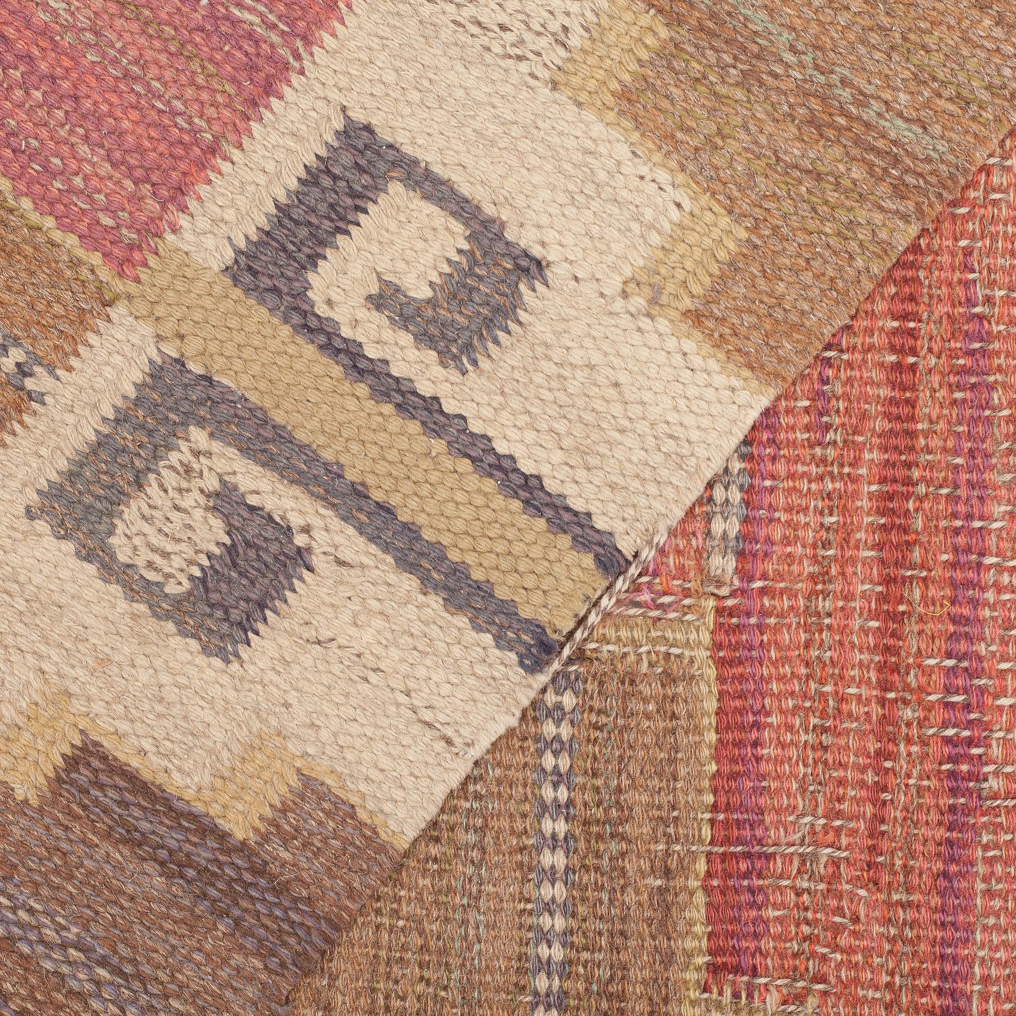 MÄRTA MÅÅS-FJETTERSTRÖM, MATTA, "Bruna heden", rölakan, ca 280 x 184 cm, signerad AB MMF.