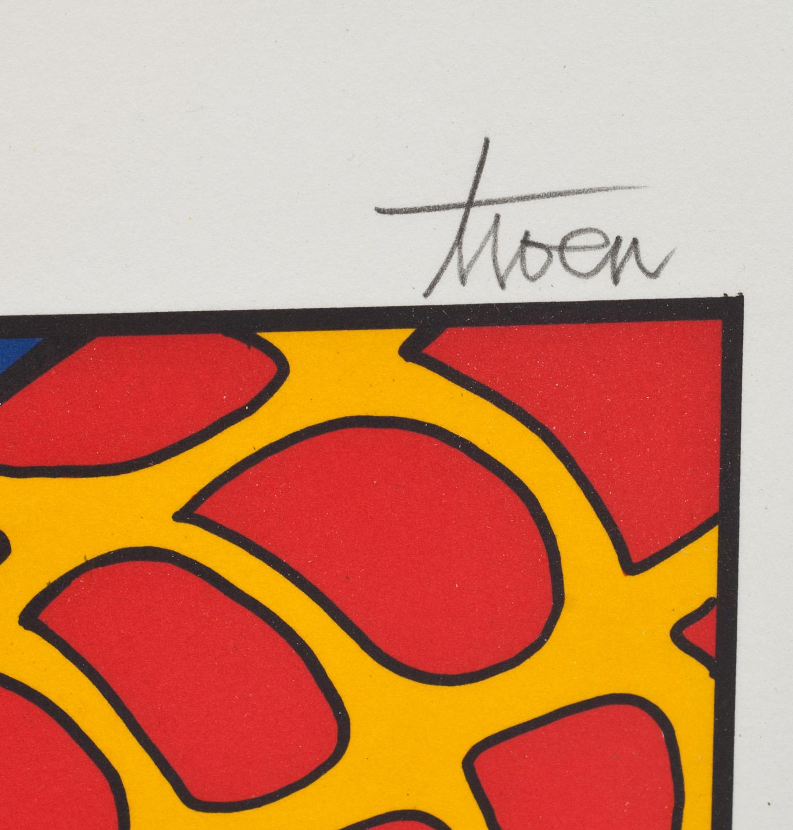 PETTER THOEN, färglitografi. Signerad och numrerad 62/275.