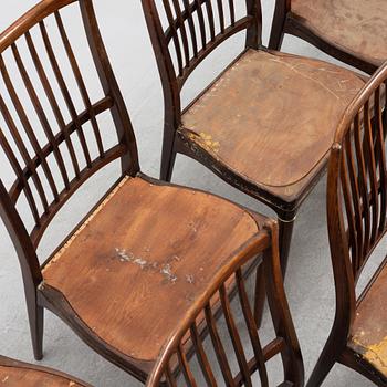 Svante Skogh, stolar, 12 st, ”Cortina”, Säffle möbelfabrik, 1960-tal.