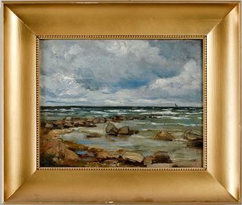 CARL GEORG ARSENIUS, tillskriven, olja på pannå, osignerad.