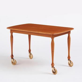 Josef Frank, a mahogany table, model "B 2142", Firma Svenskt Tenn, Sweden 1950s-60s.