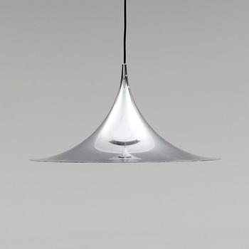 TAKLAMPA, "semipendel", Claus Bonderup, Lyfa, 1900-talets andra hälft. Höjd ca 25 cm.